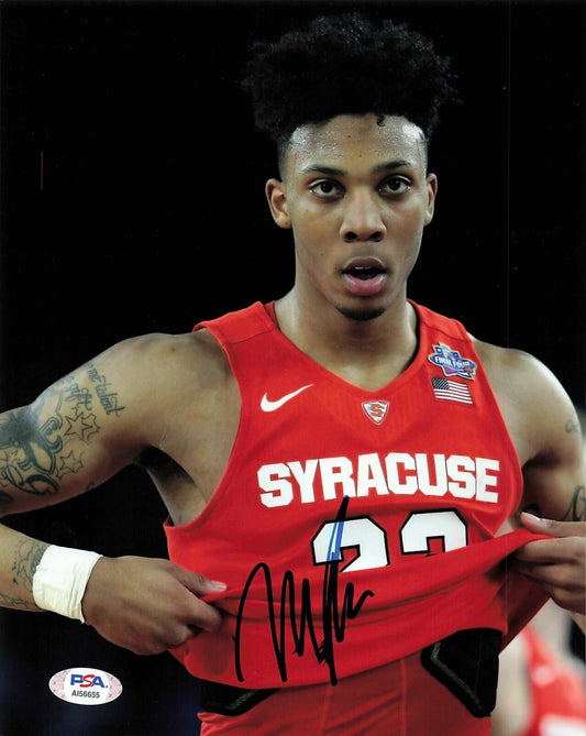 Malachi Richardson Signed 8x10 photo PSA/DNA Syracuse Autographed