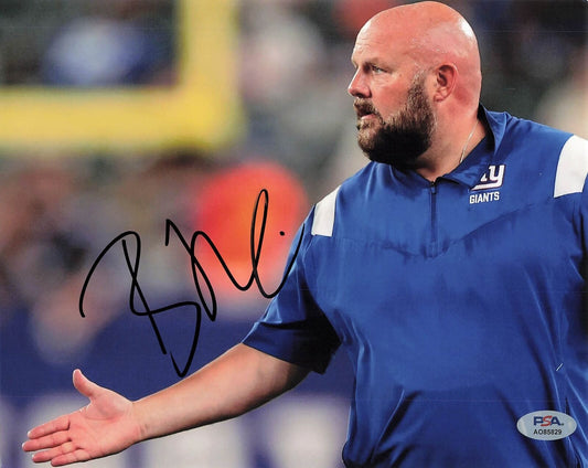 Brian Daboll signed 8x10 photo PSA/DNA Autographed New York Giants Head Coach