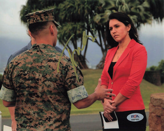 TULSI GABBARD signed 8x10 Photo PSA/DNA Politician autographed