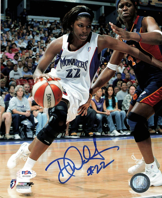 DeMya Walker Signed 8x10 photo WNBA PSA/DNA Autographed Monarchs