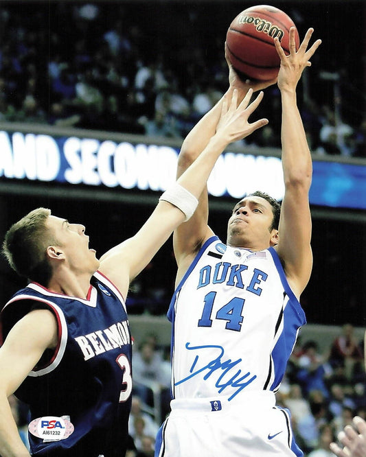 DAVID McCLURE signed 8x10 Photo PSA/DNA Duke Blue Devils Autographed