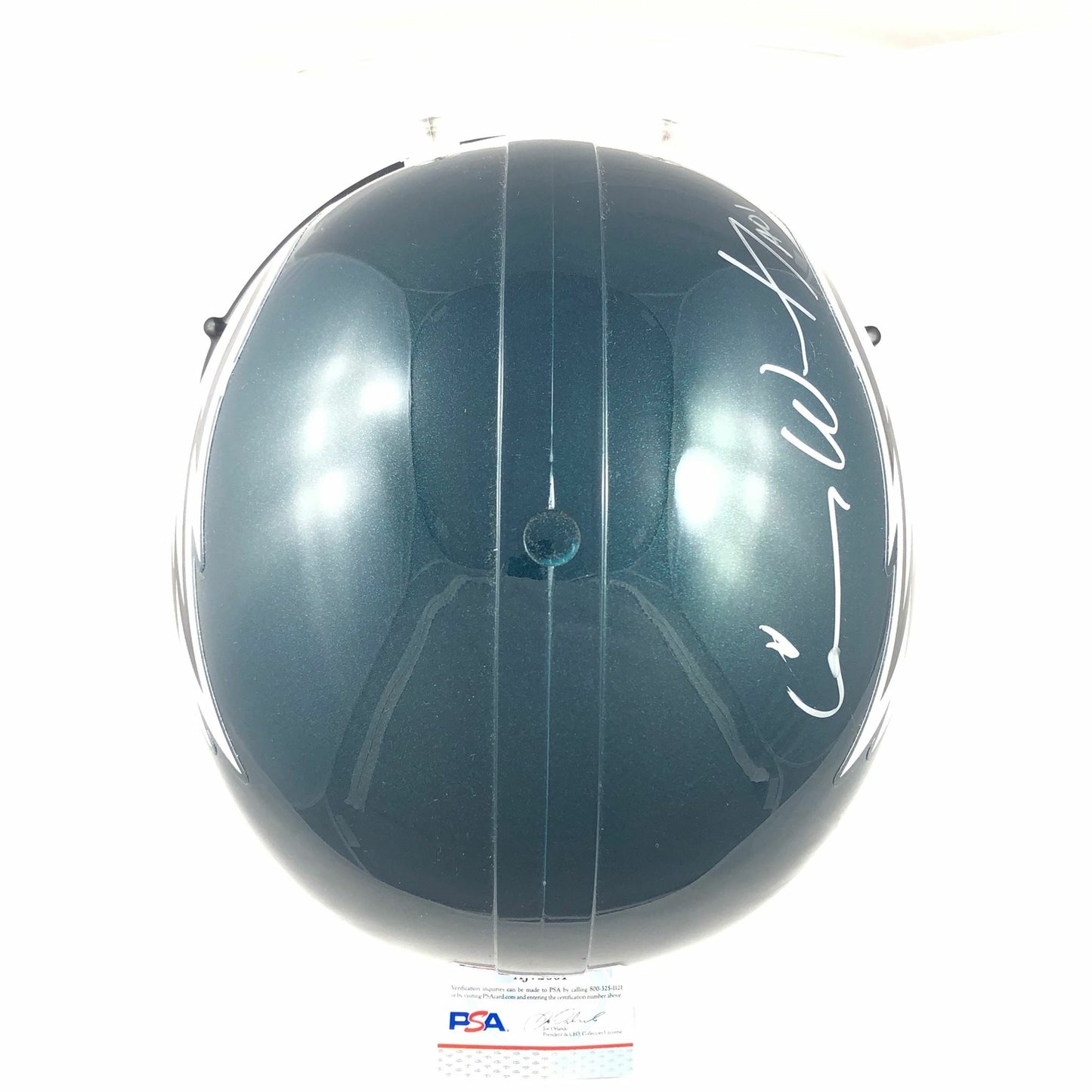 Carson Wentz Signed Full Size Helmet PSA/DNA Fanatics Philadelphia Eagles Autogr