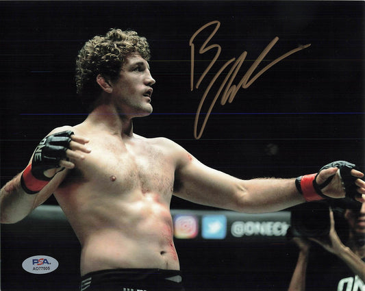 Ben Askren Signed 8x10 Photo PSA Wrestling