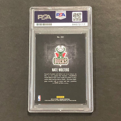 2013-14 Panini Crusade #231 Nate Wolters Signed Card AUTO 10 PSA/DNA Slabbed RC