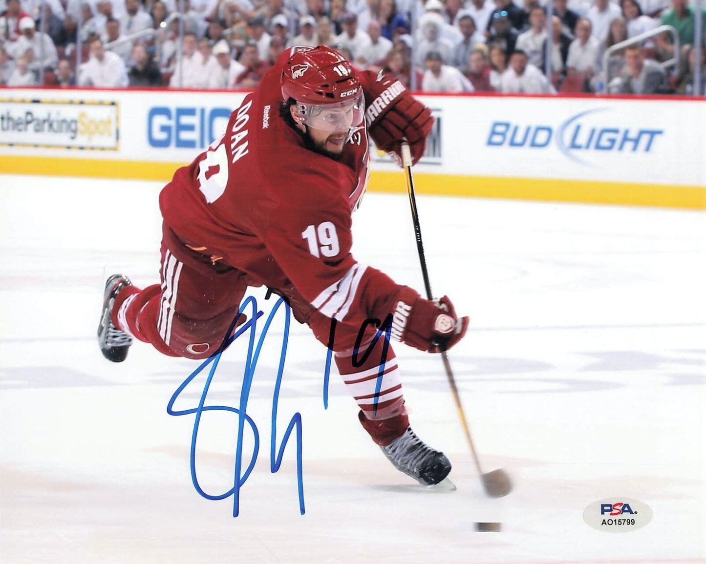 SHANE DOAN signed 8x10 photo PSA/DNA Winnipeg Jets Autographed