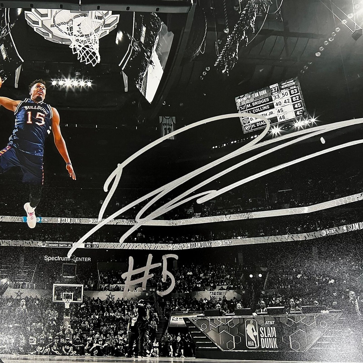 Dennis Smith Jr. signed 11x14 photo PSA/DNA Autographed