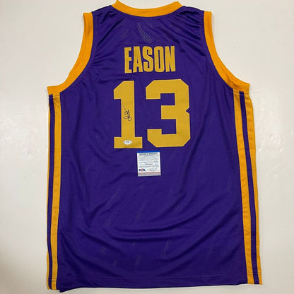 TARI EASON signed jersey PSA/DNA LSU Tigers Autographed