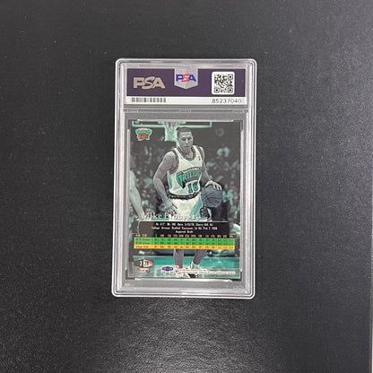 1997 ShowTime Mike Bibby Signed Card AUTO PSA Slabbed RC Grizzlies