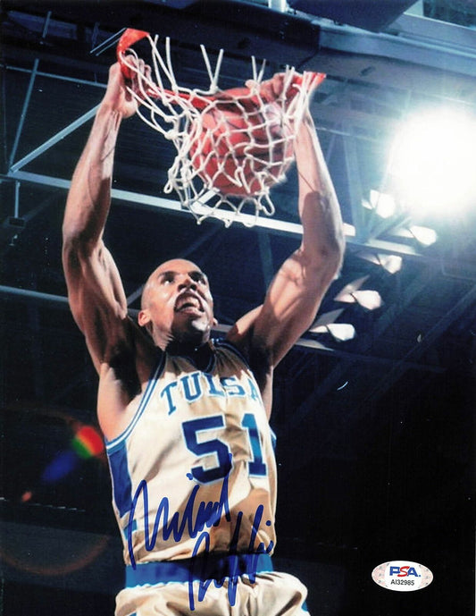 Michael Ruffin signed 8x10 photo PSA/DNA Tulsa Autographed Bucks