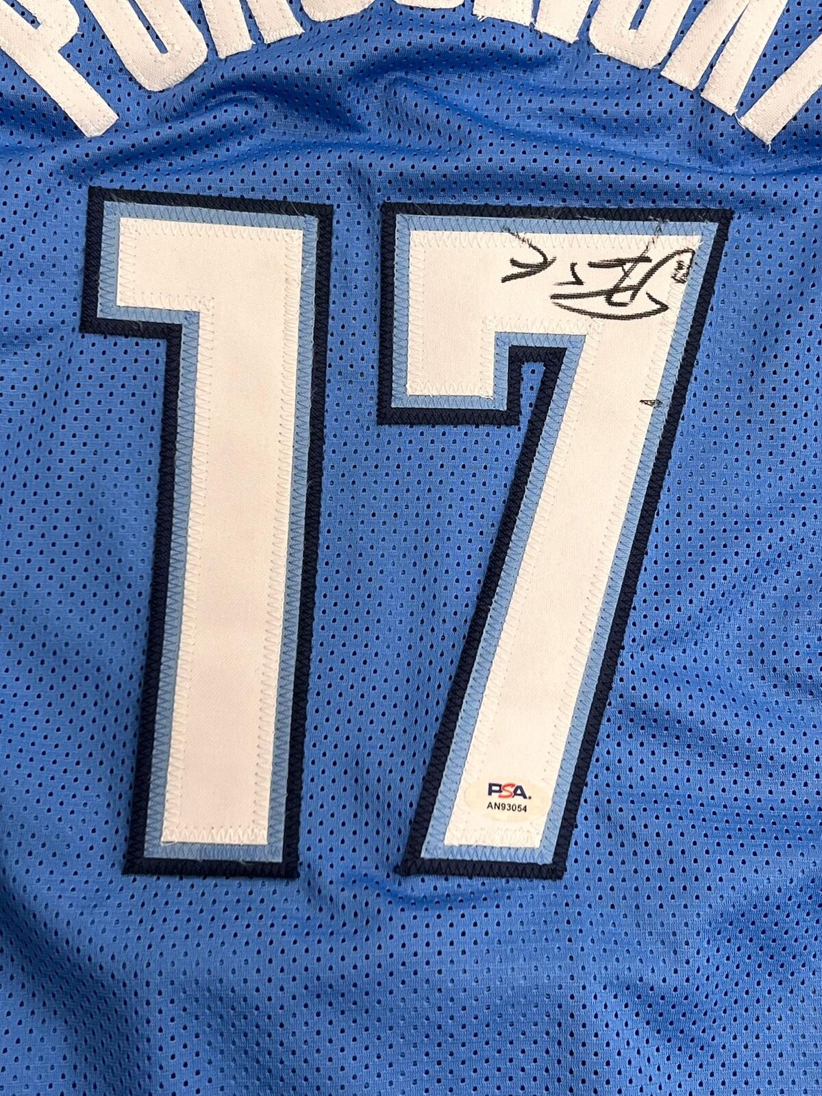 Aleksej Pokusevski signed jersey PSA/DNA Oklahoma City Thunder Autographed