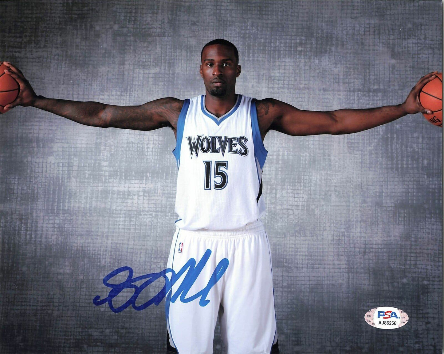 Shabazz Muhammad signed 8x10 photo PSA/DNA Minnesota Timberwolves Autographed