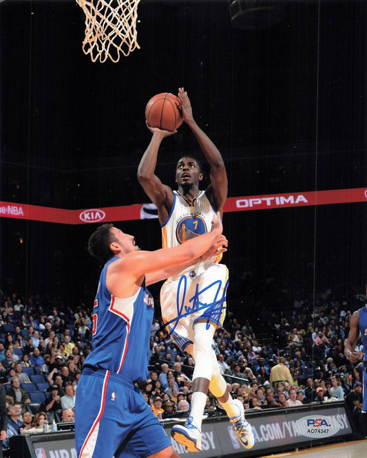 Justin Holiday Signed 8x10 Photo PSA Golden State Warriors