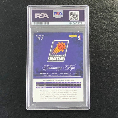 2012-13 Panini Prestige #47 Channing Frye Signed Card AUTO PSA Slabbed Suns