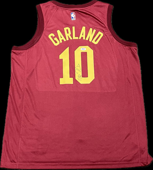 Darius Garland Signed Jersey PSA Cleveland Cavaliers Autographed