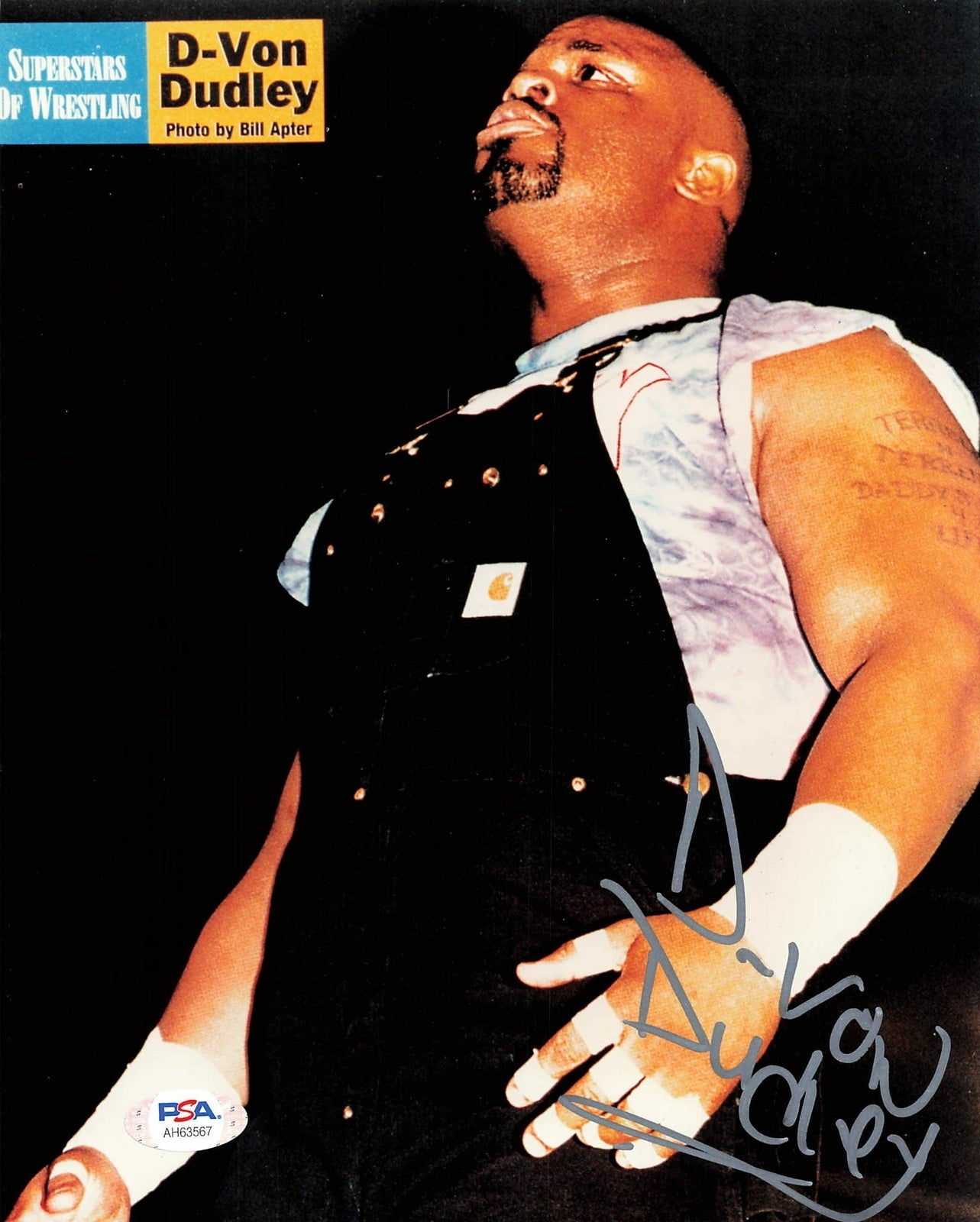 D-Von Dudley signed 8x10 photo PSA/DNA COA WWE Autographed Wrestling