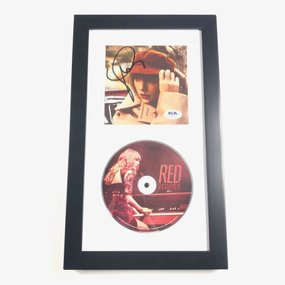 Taylor Swift Signed CD Cover Framed PSA/DNA RED Autographed