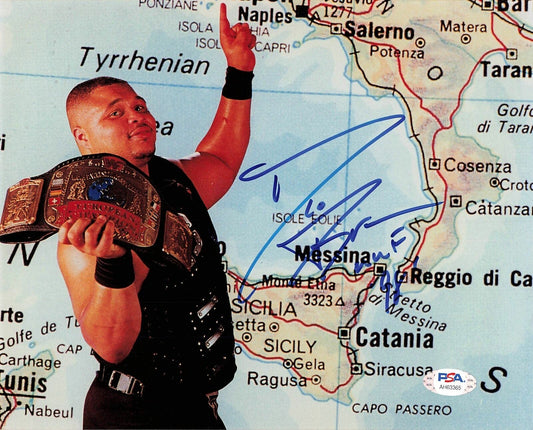 Dlo Brown signed 8x10 photo PSA/DNA COA WWE Autographed Wrestling