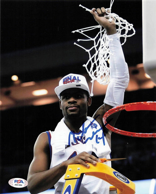 Malik Newman signed 8x10 photo PSA/DNA Kansas JayHawks Autographed