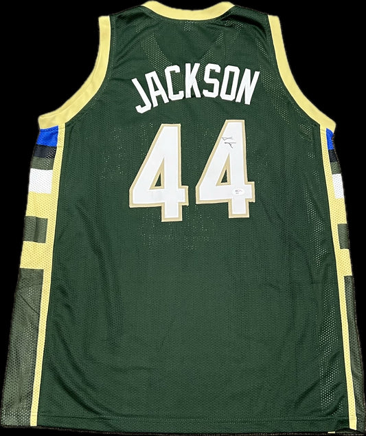 Andre Jackson Signed Jersey PSA Milwaukee Bucks Autographed