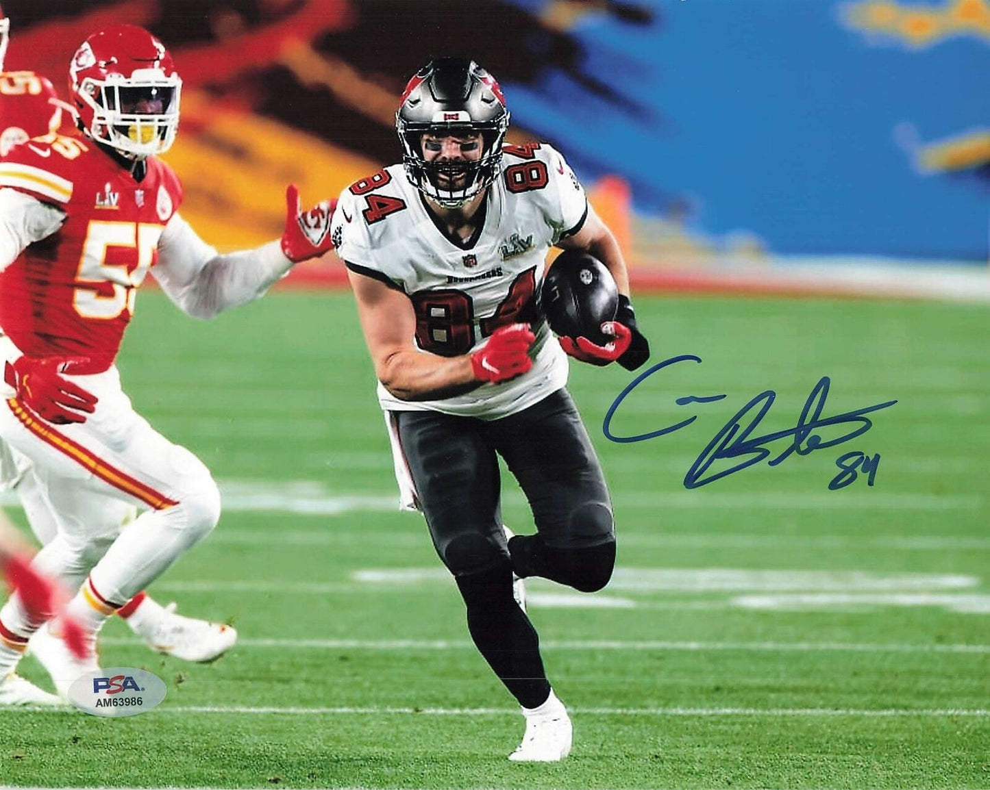 Cameron Brate signed 8x10 photo PSA/DNA Tampa Bay Buccaneers Autographed