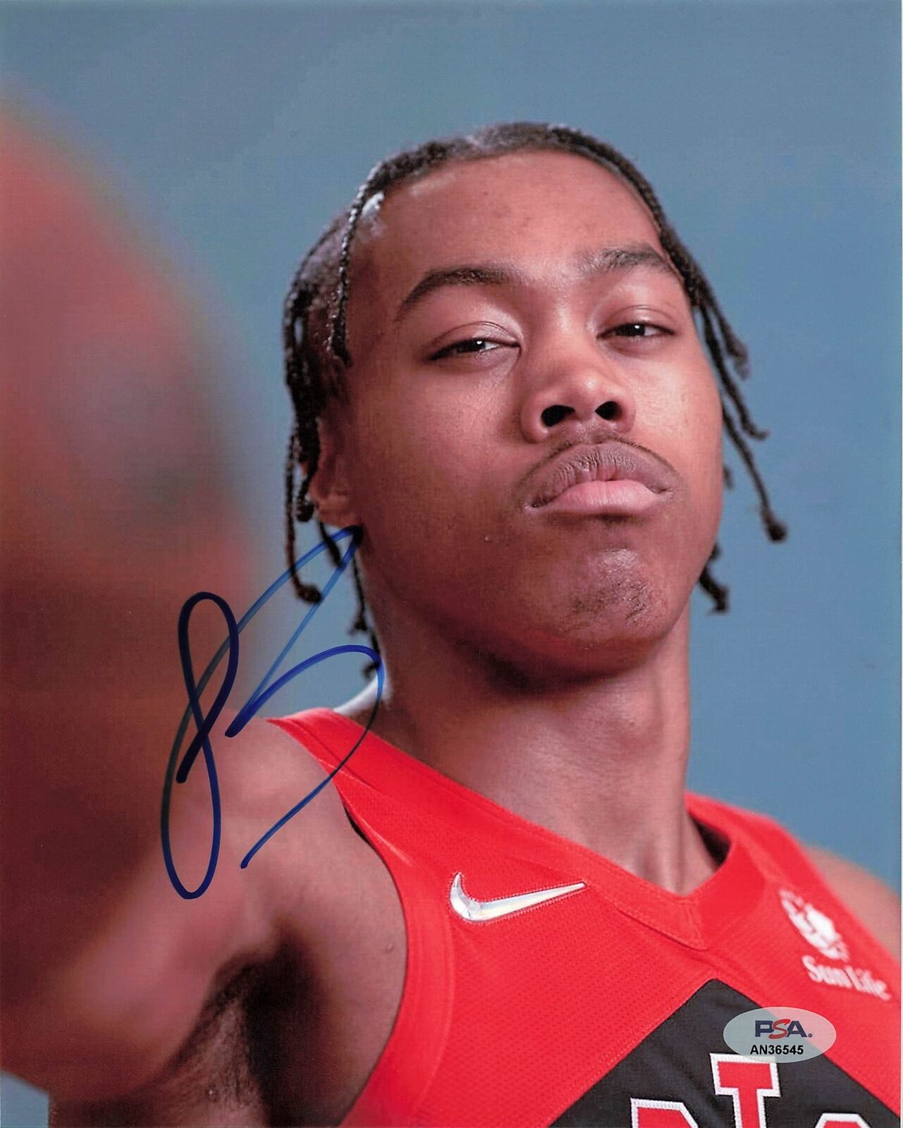 Scottie Barnes signed 8x10 photo PSA/DNA Toronto Raptors Autographed