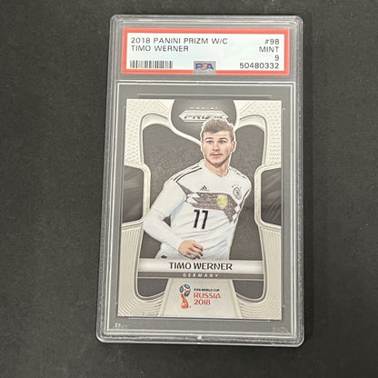 2018 Panini Prizm World Cup #98 Timo Werner PSA 9
