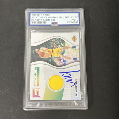 2018-19 Panini Status #RE-SVI Svi Mykhailiuk signed card