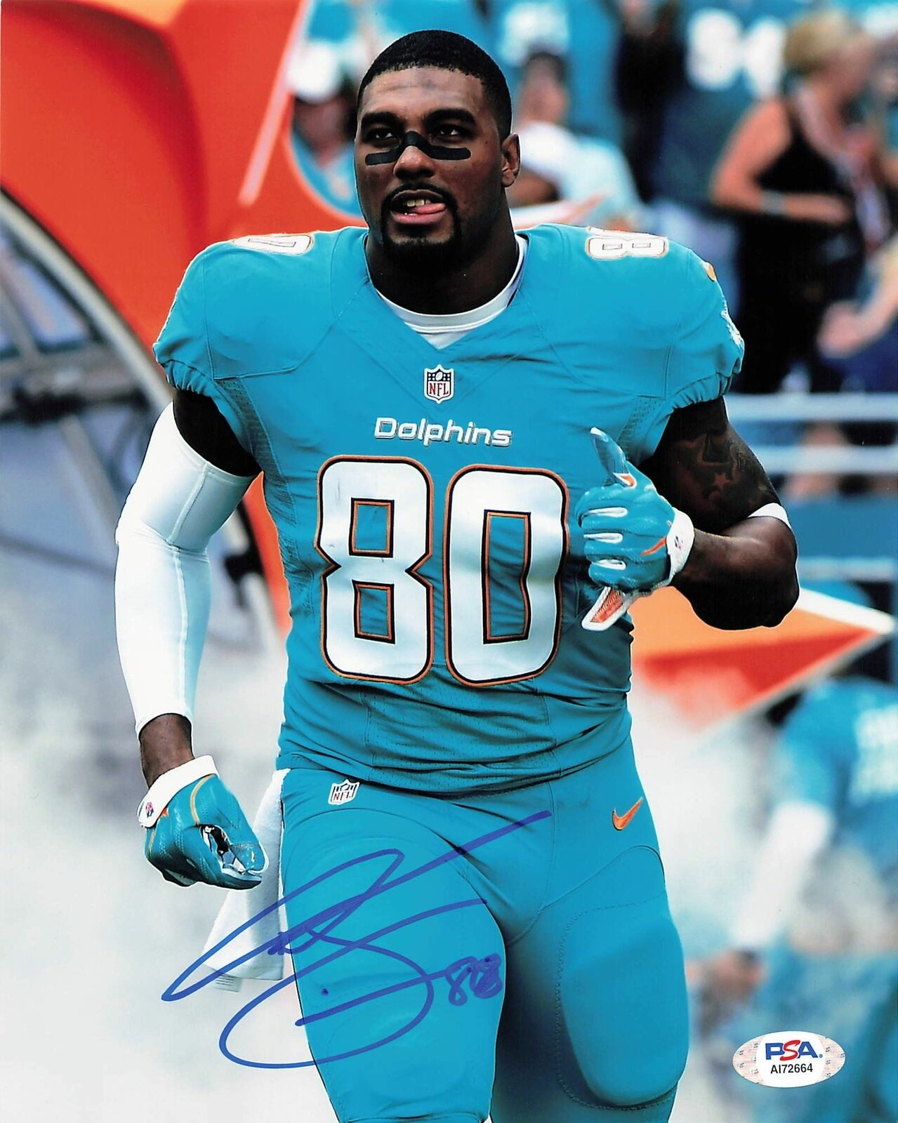 Dion Sims Signed 8x10 photo PSA/DNA Miami Dolphins Autographed