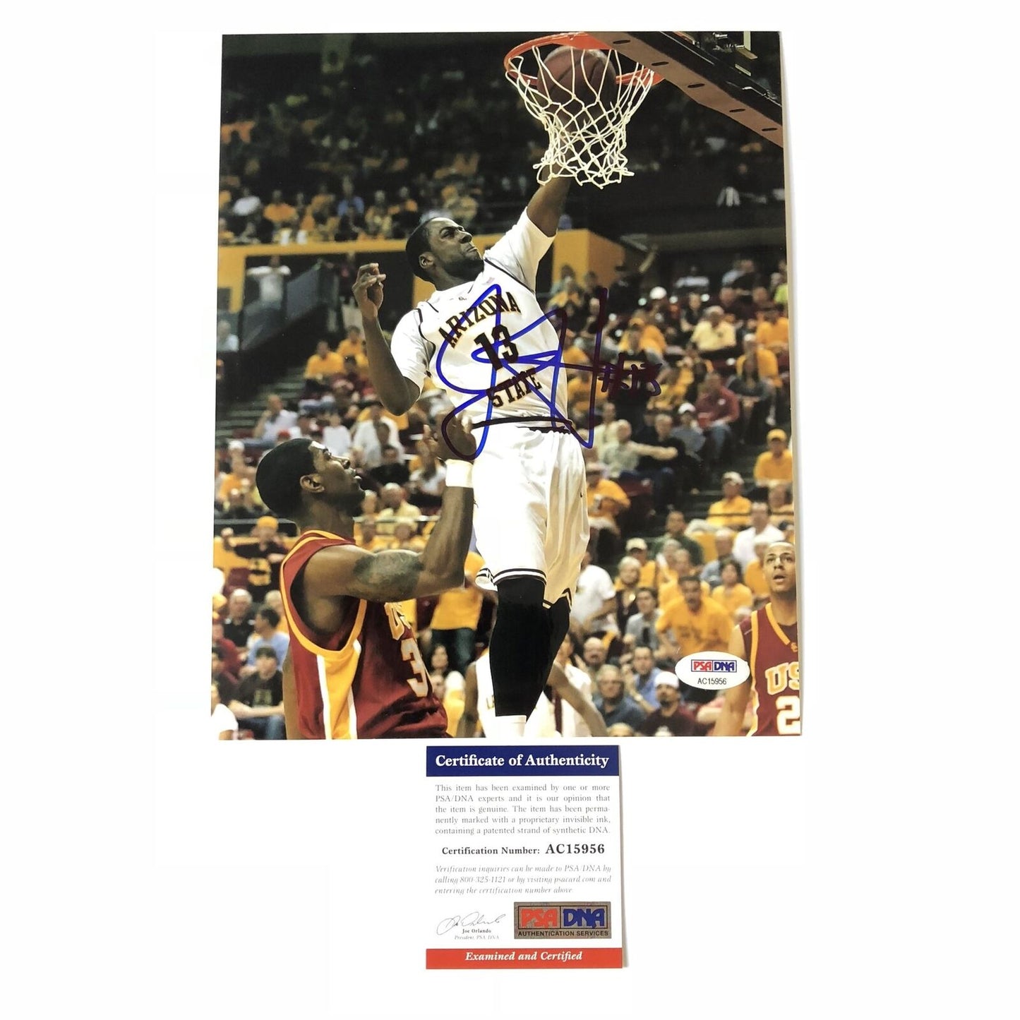 James Harden signed 8x10 photo PSA/DNA Houston Rockets Autographed Arizona Sun D