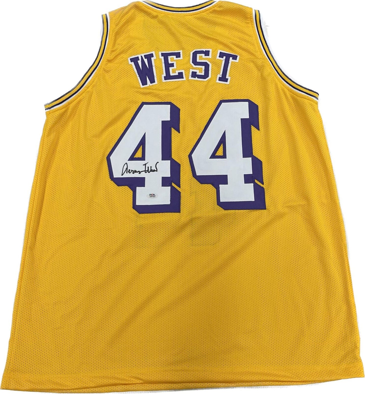 Jerry West signed jersey PSA/DNA Los Angeles Lakers Autographed