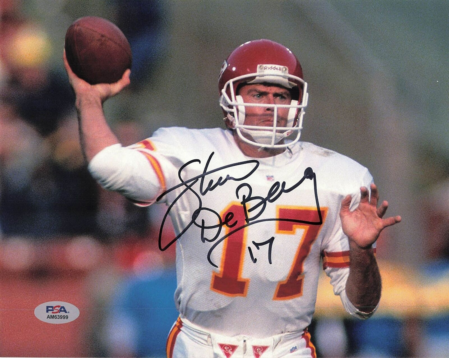 Steve DeBerg Signed 8x10 photo PSA/DNA Chiefs Autographed