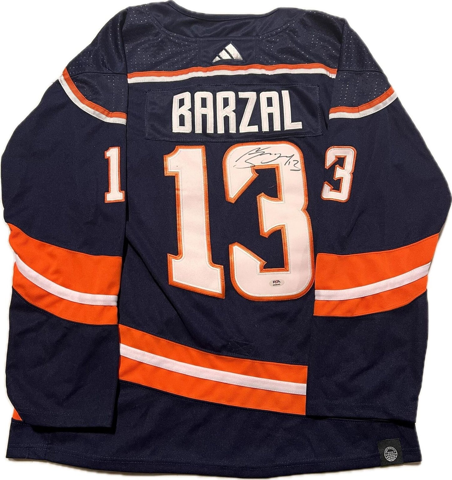 Mathew Barzal Signed Jersey PSA/DNA New York Islanders Autographed