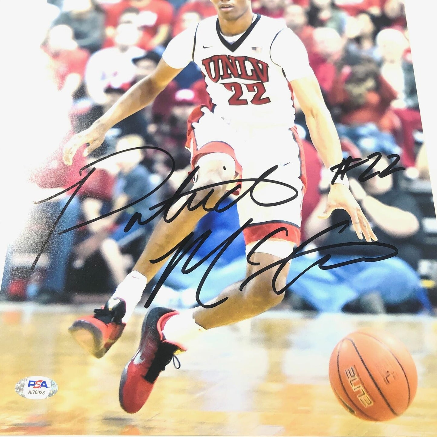 Patrick McCaw signed 11x14 photo PSA/DNA UNLV Autographed Raptors