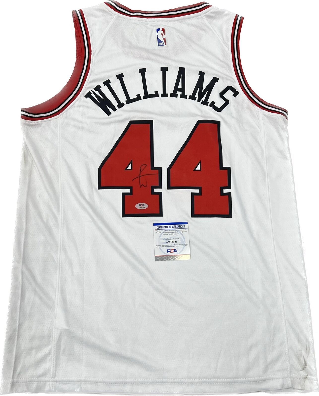 Patrick Williams signed jersey PSA/DNA Chicago Bulls Autographed