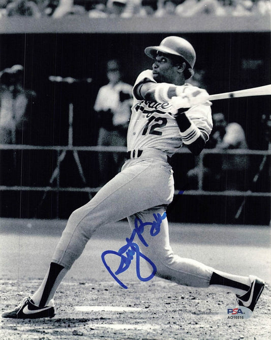 Dusty Baker signed 8x10 photo PSA/DNA Reds Autographed