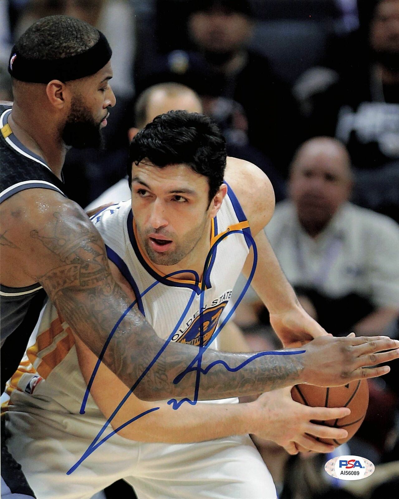 Zaza Pachulia signed 8x10 photo PSA/DNA Golden State Warriors Autographed