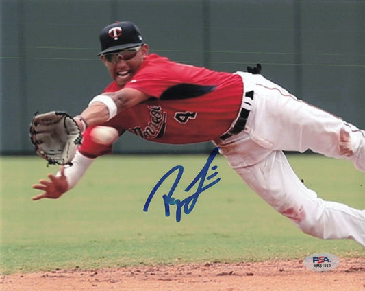 ROYCE LEWIS signed 8x10 photo PSA/DNA Minnesota Twins Autographed