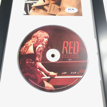 Taylor Swift Signed CD Cover Framed PSA/DNA RED Autographed