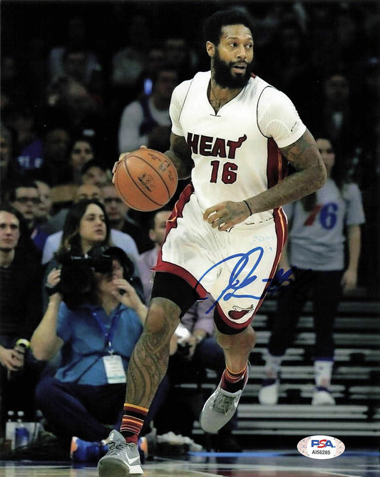 James Johnson signed 8x10 photo PSA/DNA Miami Heat Autographed