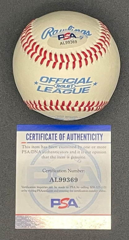 Glendon Rusch signed baseball PSA/DNA autographed