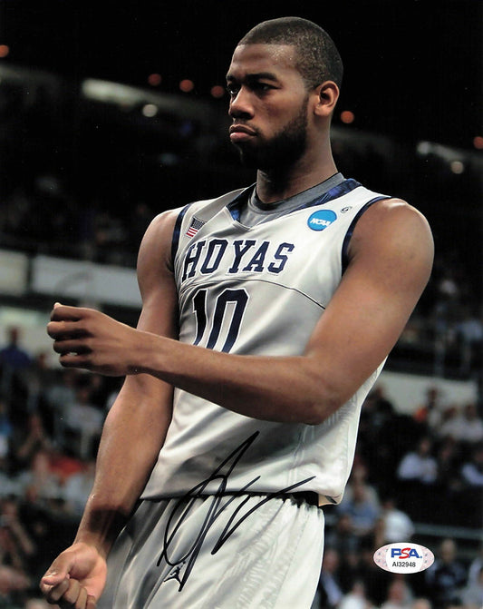 Greg Monroe signed 8x10 photo PSA/DNA Georgetown Hoyas Autographed