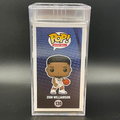 Zion Williamson Encapsulated Funko Pop #130 PSA NM-MT 8.5 FASC Pelicans