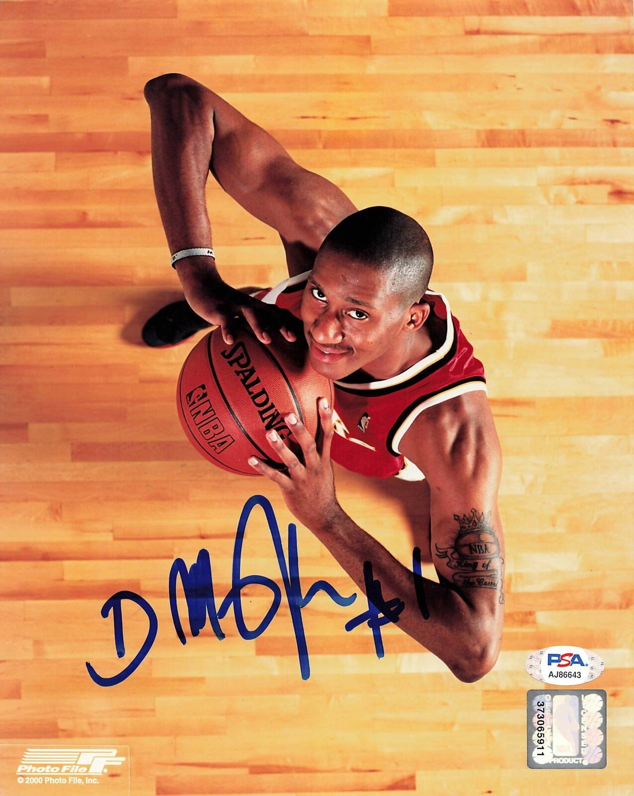 DerMARR JOHNSON signed 8x10 photo PSA/DNA Atlanta Hawks Autographed