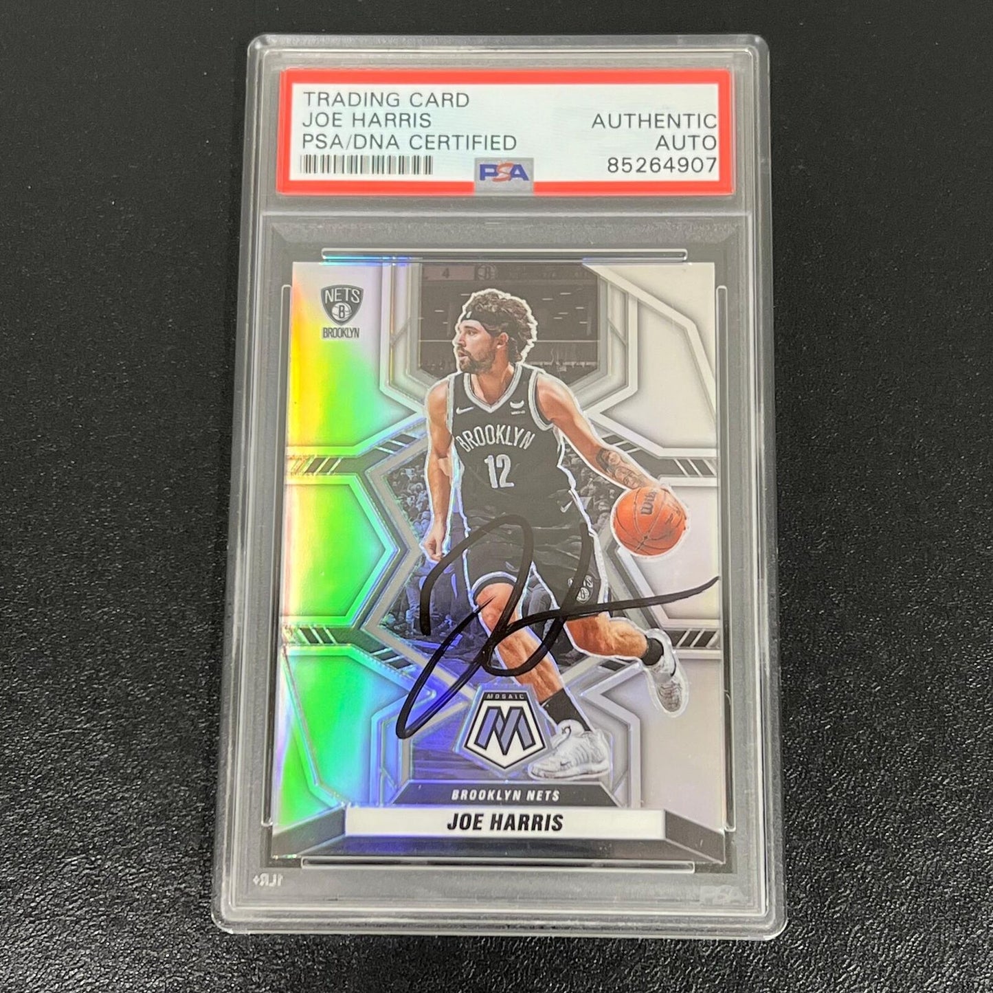 2022 Panini Prizm #180 Joe Harris Signed Card AUTO PSA Slabbed Brooklyn Nets