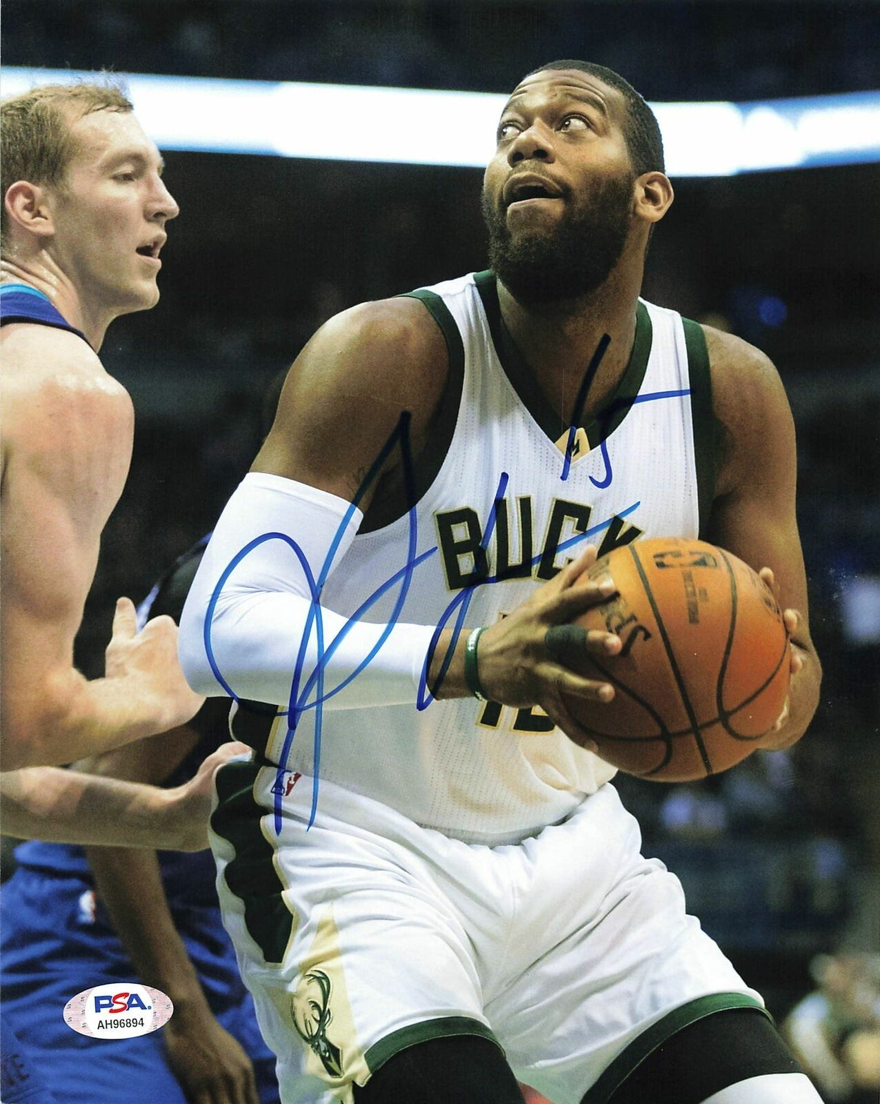 Greg Monroe signed 8x10 photo PSA/DNA Milwaukee Bucks Autographed