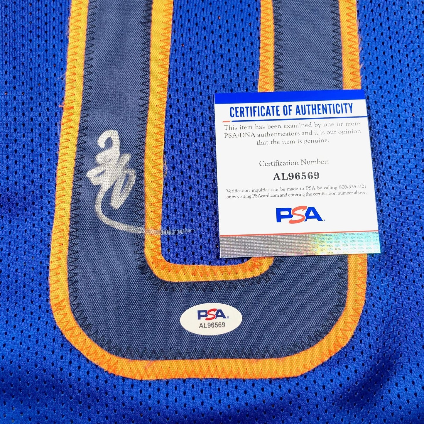 Zion Cruz Signed Jersey PSA/DNA Autographed DePaul University