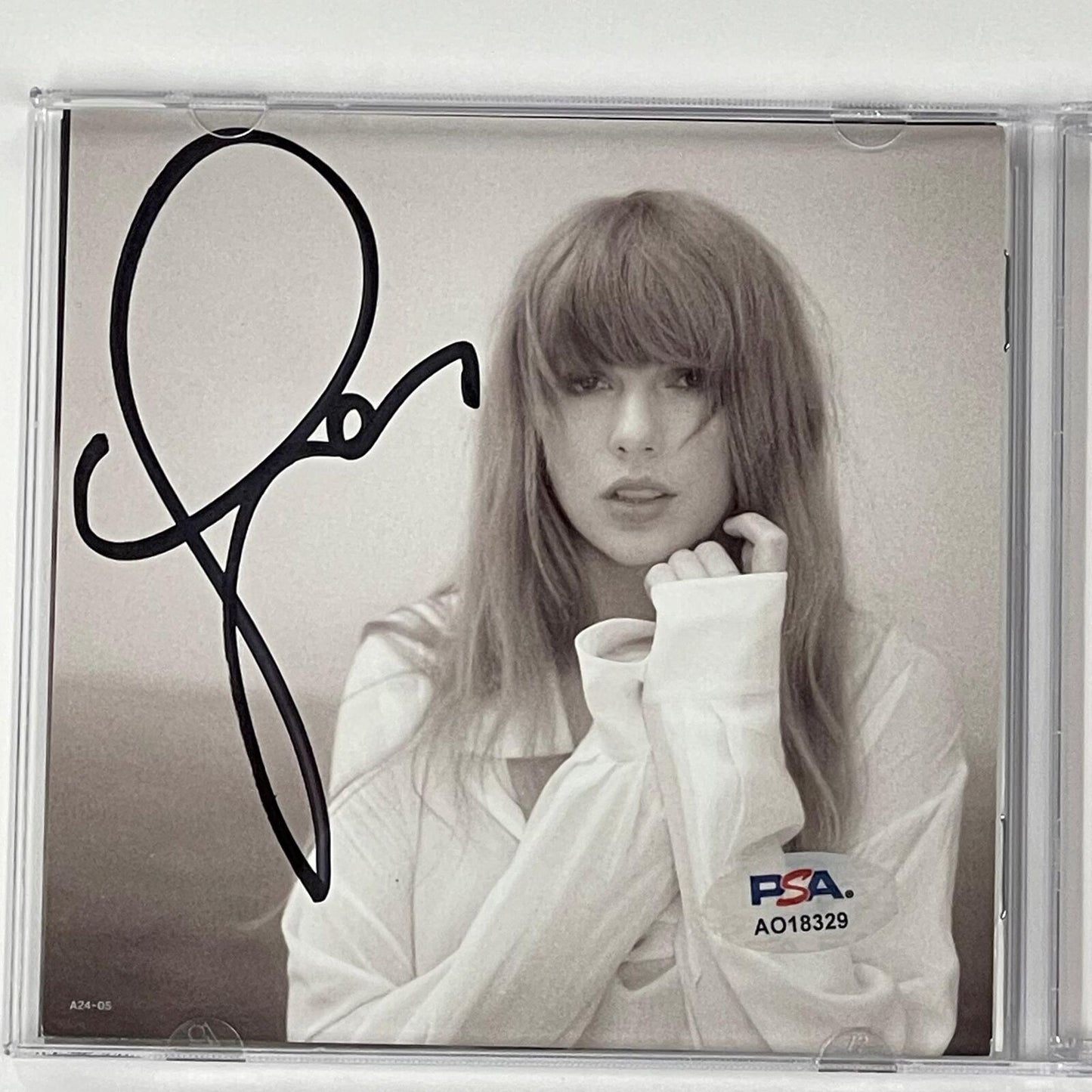 Taylor Swift Signed CD Cover PSA/DNA Autographed The Tortured Poets Department T