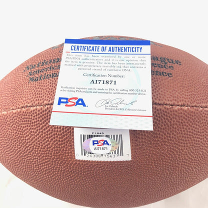 Peyton Manning Signed Football PSA/DNA Denver Broncos Autographed Colts