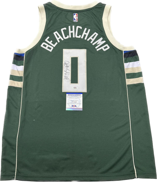 Marjon Beachchamp signed jersey PSA/DNA Milwaukee Bucks Autographed