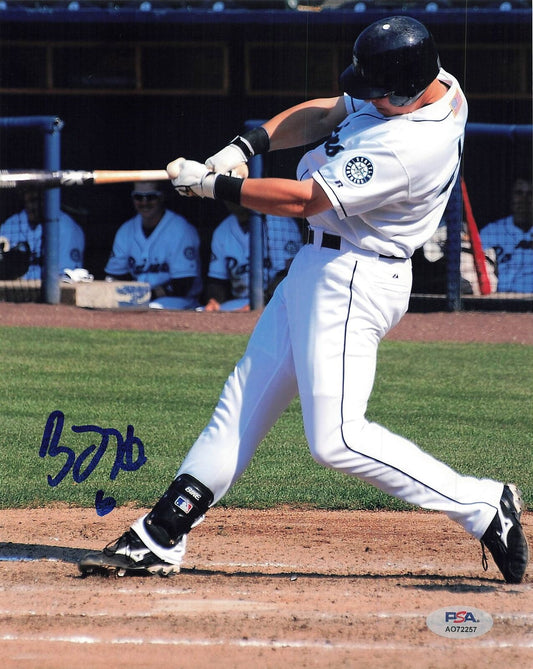 Brian Lahair signed 8x10 Photo PSA/DNA Seattle Mariners Autographed